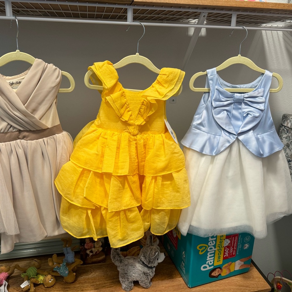 Disney Princess Outfits NWT 2T